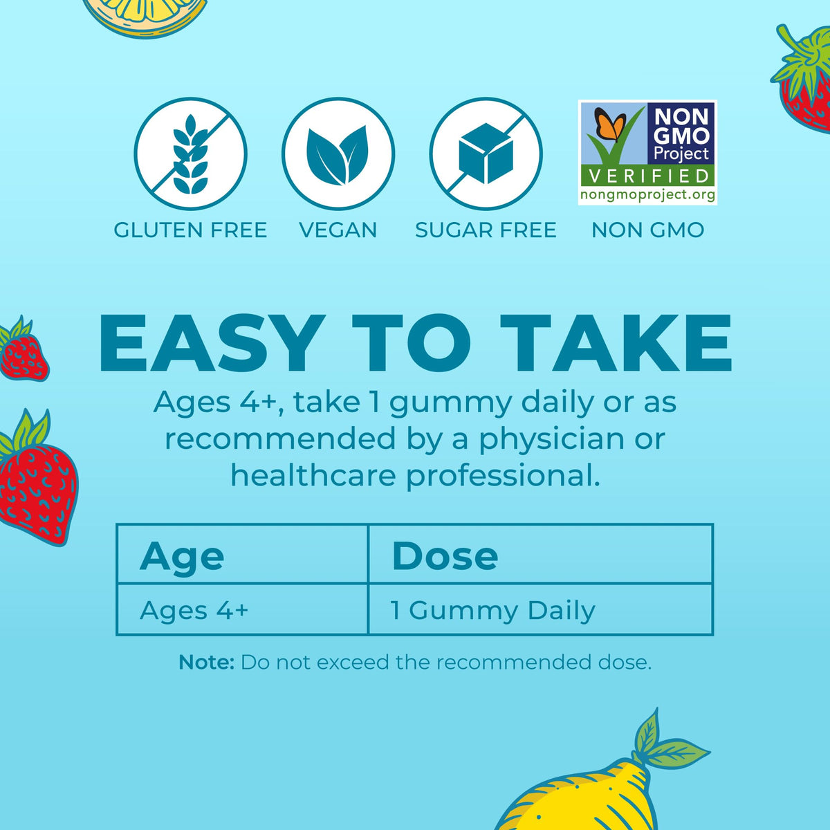 MARYRUTH'S Kids Vitamins | Multi | Sugar Free | 2 Month Supply | Kids Multivitamin Gummies for Ages 2+ | Vegan | Only 1 Gummy a Day | 60 Count - FENGGESTORE20
