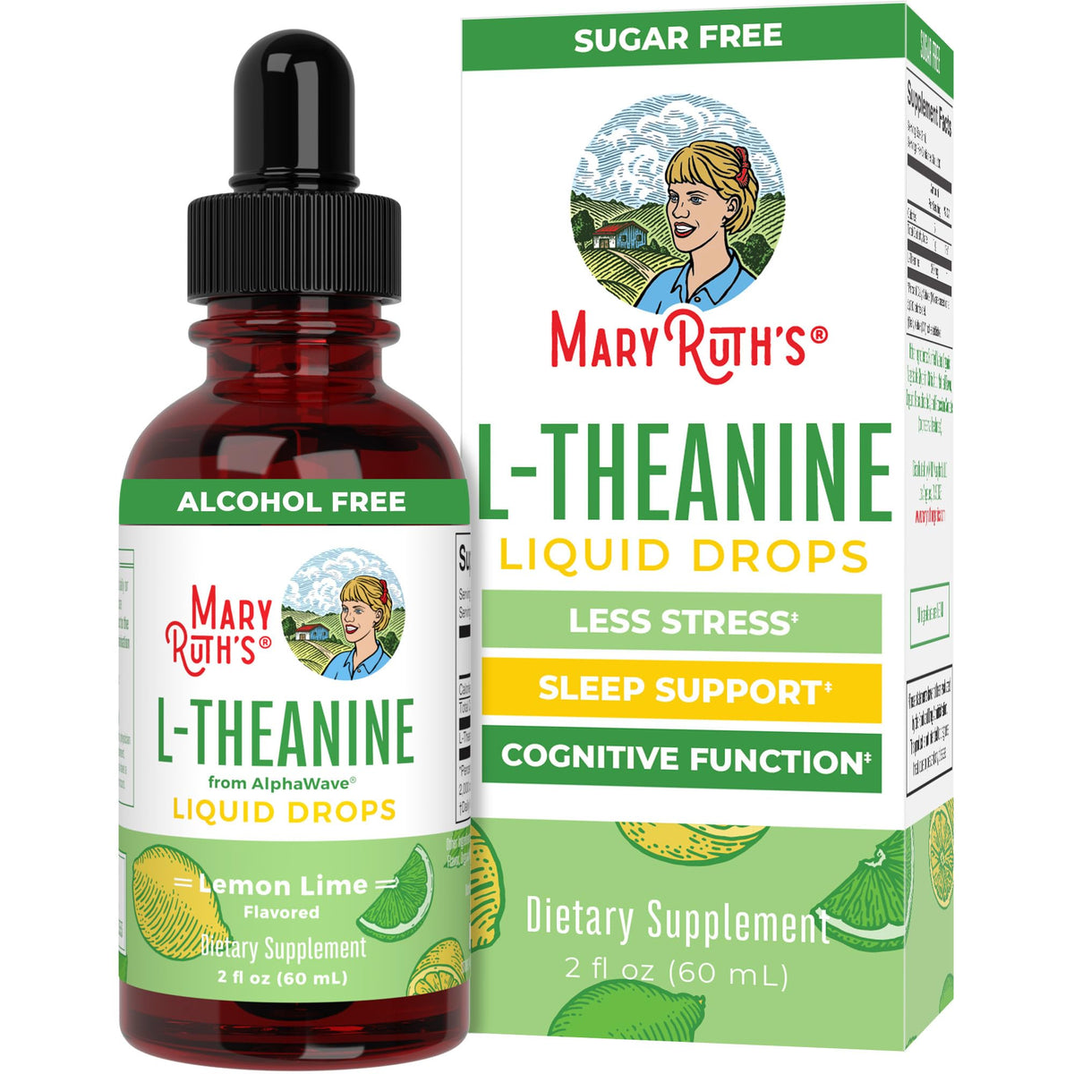 MaryRuth's L Theanine 200mg Liquid Drops | Mood Support for Adults & Kids | Focus Supplement | Natural Sleep Support | Vegan | Non-GMO | Gluten Free | 30 Servings - FENGGESTORE20