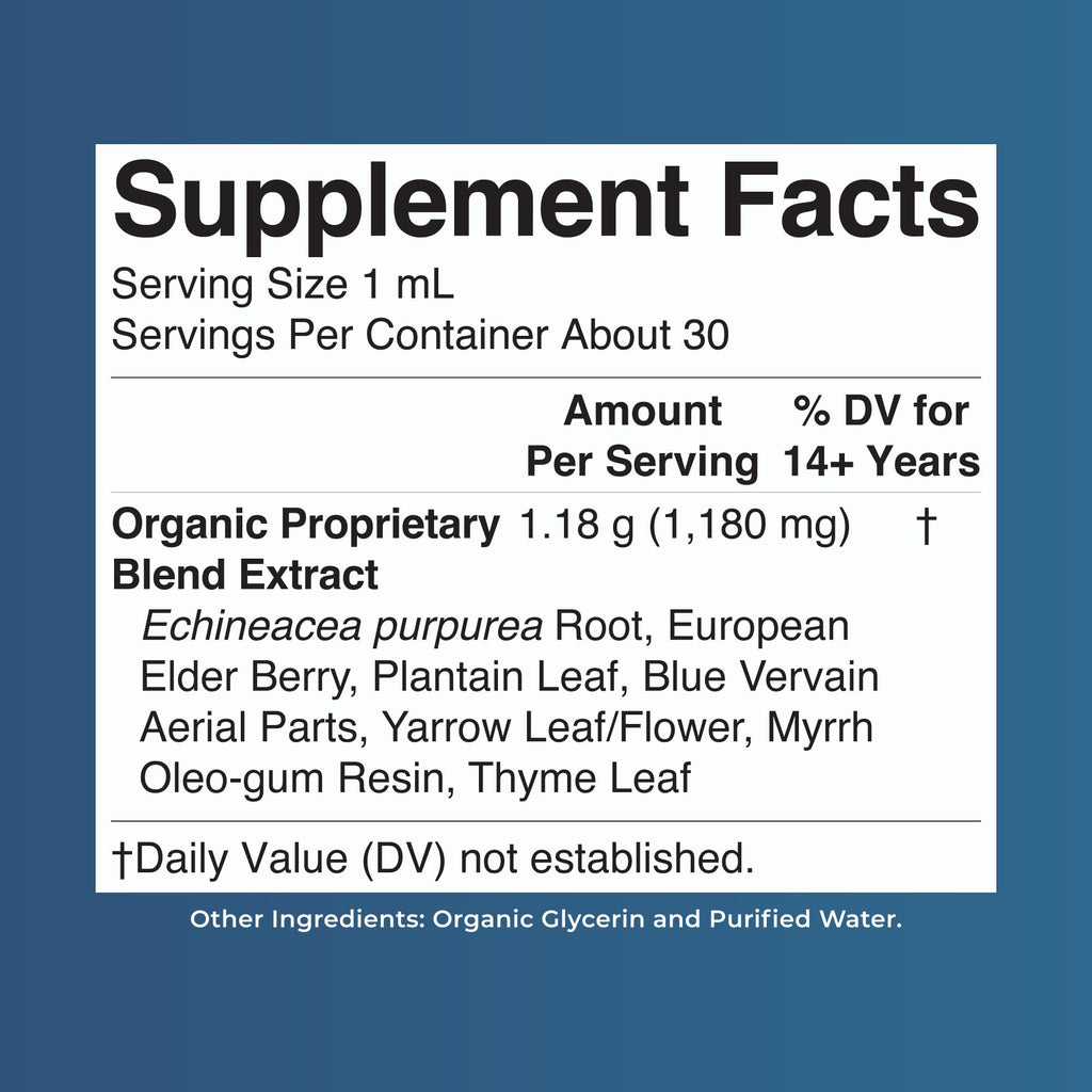 MARYRUTH'S Lymphatic Support Liquid Drops USDA Organic | Herbal Blend with Echinacea & Elderberry | Blue Vervain - FENGGESTORE20