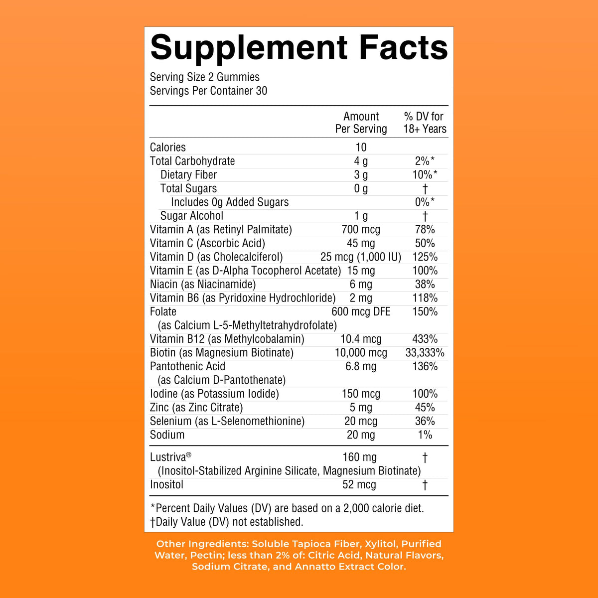 MaryRuth's Multivitamin + Hair Growth Gummies | with Lustriva® | Biotin 10000mcg | B Vitamins | Formulated for Thicker Hair, Wrinkles, Fine Line - FENGGESTORE20