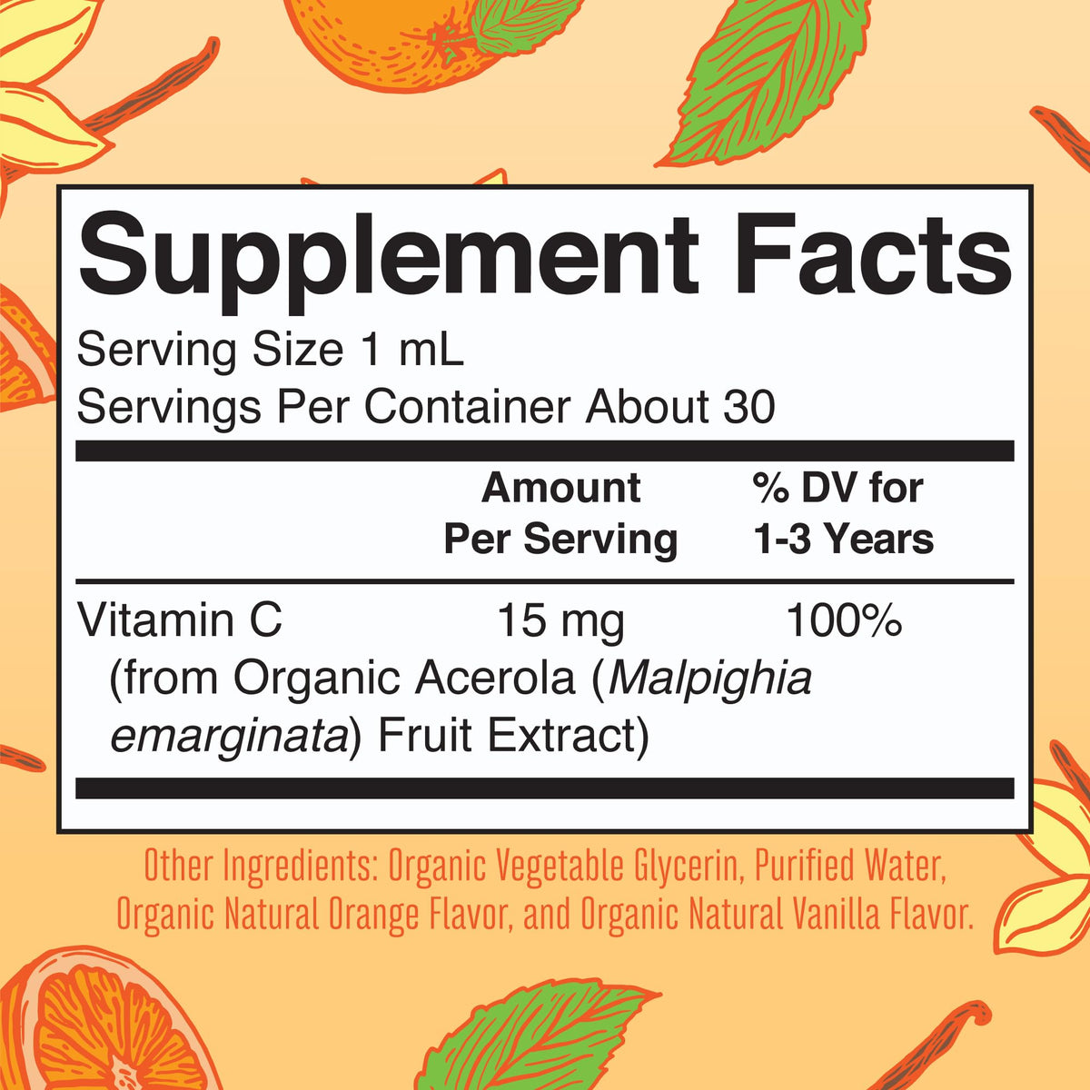 MARYRUTH'S Organic Toddler Vitamin C Drops for Immunity | Ages 1-3 Years | 15 mg Per Serving | Vitamin C for Immune Support & Overall Health | Vegan | Sugar Free - FENGGESTORE20