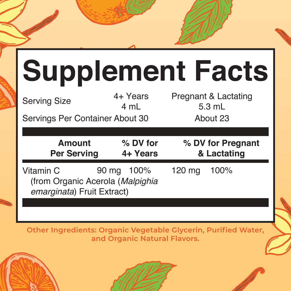 MARYRUTH'S Organic Vitamin C Supplement | Liquid Vitamin C Liquid Drops for Adults & Kids | Immune Support Supplement for Overall Health - FENGGESTORE20