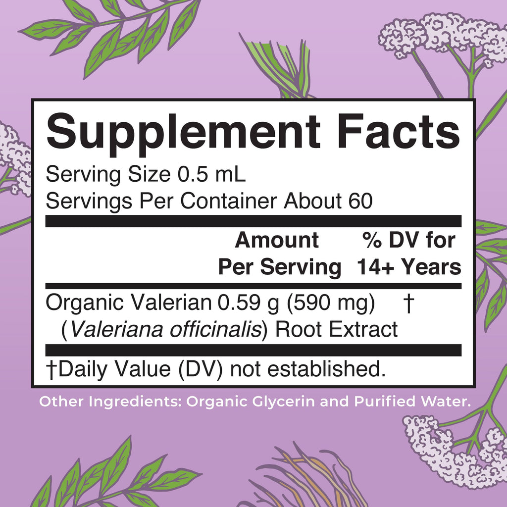 MARYRUTH'S Organics Valerian Root Liquid Drops | 2 Month Supply | Sugar Free | USDA Organic Valerian Root Drops | Support Sleep | Calm and Stress Relief - FENGGESTORE20