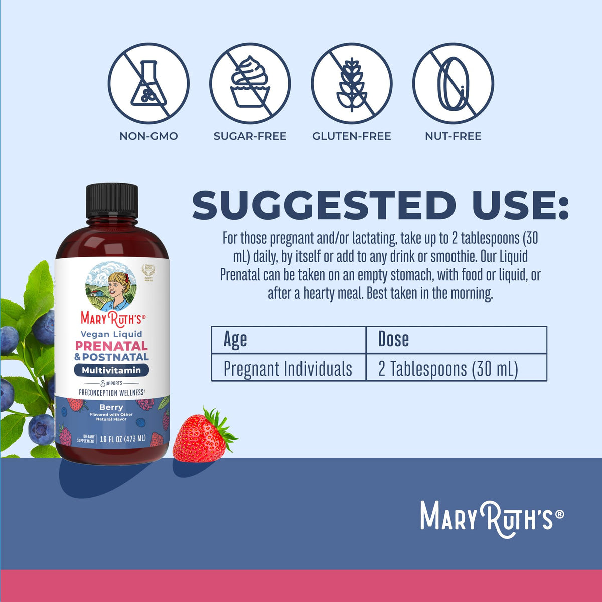 MARYRUTH'S Postnatal & Prenatal Vitamins for Women | Sugar Free | Womens Multivitamin for Pre-Conception, Pregnancy & Nursing | Ginger - FENGGESTORE20