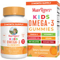 MARYRUTH'S Vegan Omega 3 Gummies for Kids 2+, 2 Month Supply, Sugar Free, Omega 3 Supplement with Vitamin C, Flaxseed Oil, Immune Support - FENGGESTORE20