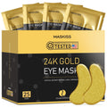 Maskiss 24k Gold Under Eye Patches (25 Pairs), eye mask, Collagen Skin Care Products - FENGGESTORE20