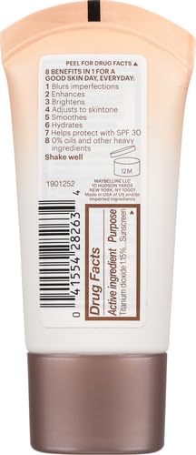 Maybelline Dream Fresh Skin Hydrating BB cream, 8-in-1 Skin Perfecting Beauty Balm with Broad Spectrum SPF 30 - FENGGESTORE20