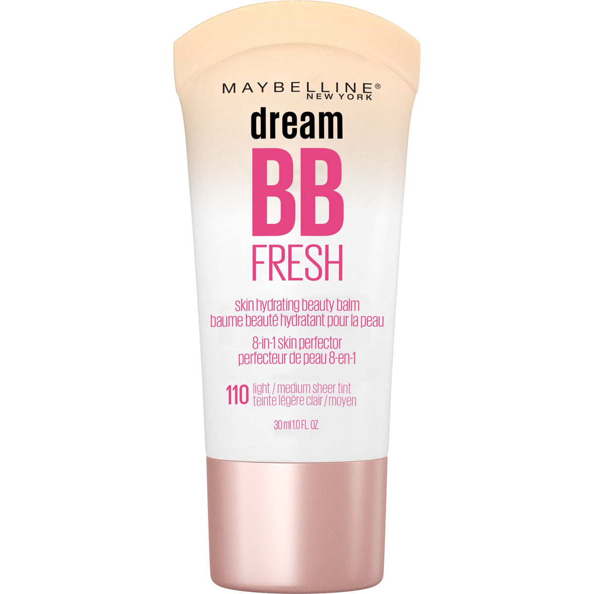Maybelline Dream Fresh Skin Hydrating BB cream, 8-in-1 Skin Perfecting Beauty Balm with Broad Spectrum SPF 30 - FENGGESTORE20
