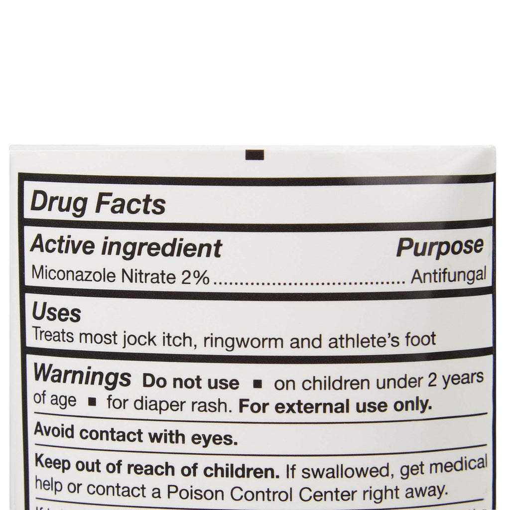 McKesson Antifungal Cream, 2% Miconazole Nitrate - Relieves Itching, Burning, Cracking from Jock Itch, Ringworm and Athlete Foot - 4 oz., 1 Count - FENGGESTORE20