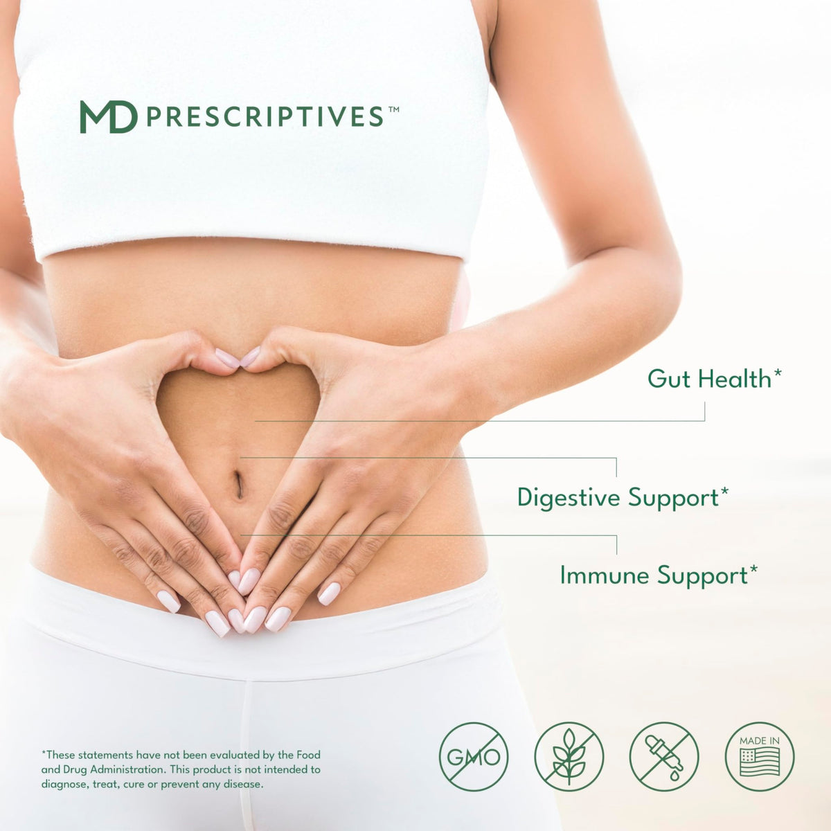MD Prescriptives - PureBiotic - Probiotic Dietary Supplement for Digestive & Gut Health - 60 Capsules - FENGGESTORE20