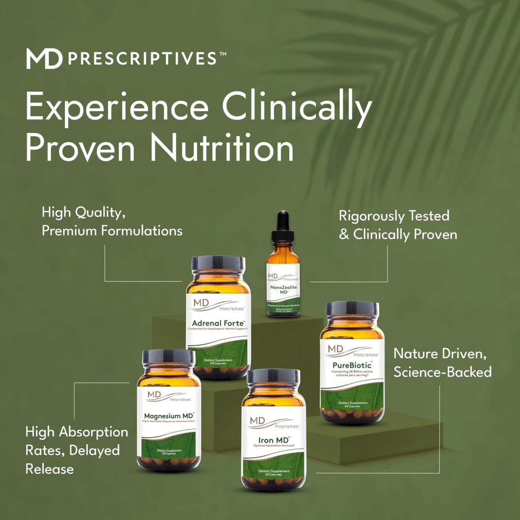 MD Prescriptives - PureBiotic - Probiotic Dietary Supplement for Digestive & Gut Health - 60 Capsules - FENGGESTORE20