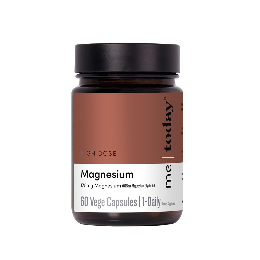 Me Today Magnesium Glycinate Supplement – 175mg High Absorption Magnesium Glycinate Capsule for Muscle Recovery, Nervous System Support, - FENGGESTORE20
