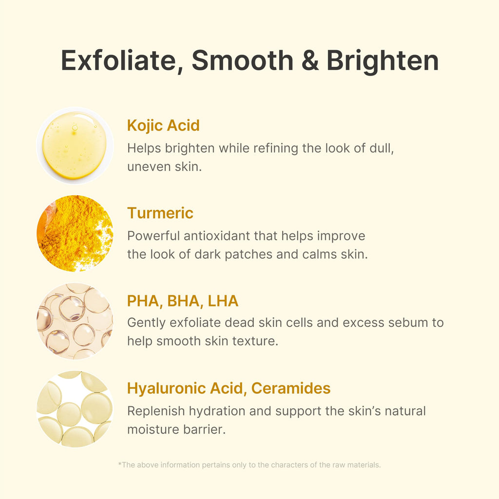 medicube Body Peel Shot with Kojic Acid and Turmeric | Gentle Body Brightening & Exfoliating Serum with BHA, LHA & PHA for Dead Skin Cells - FENGGESTORE20