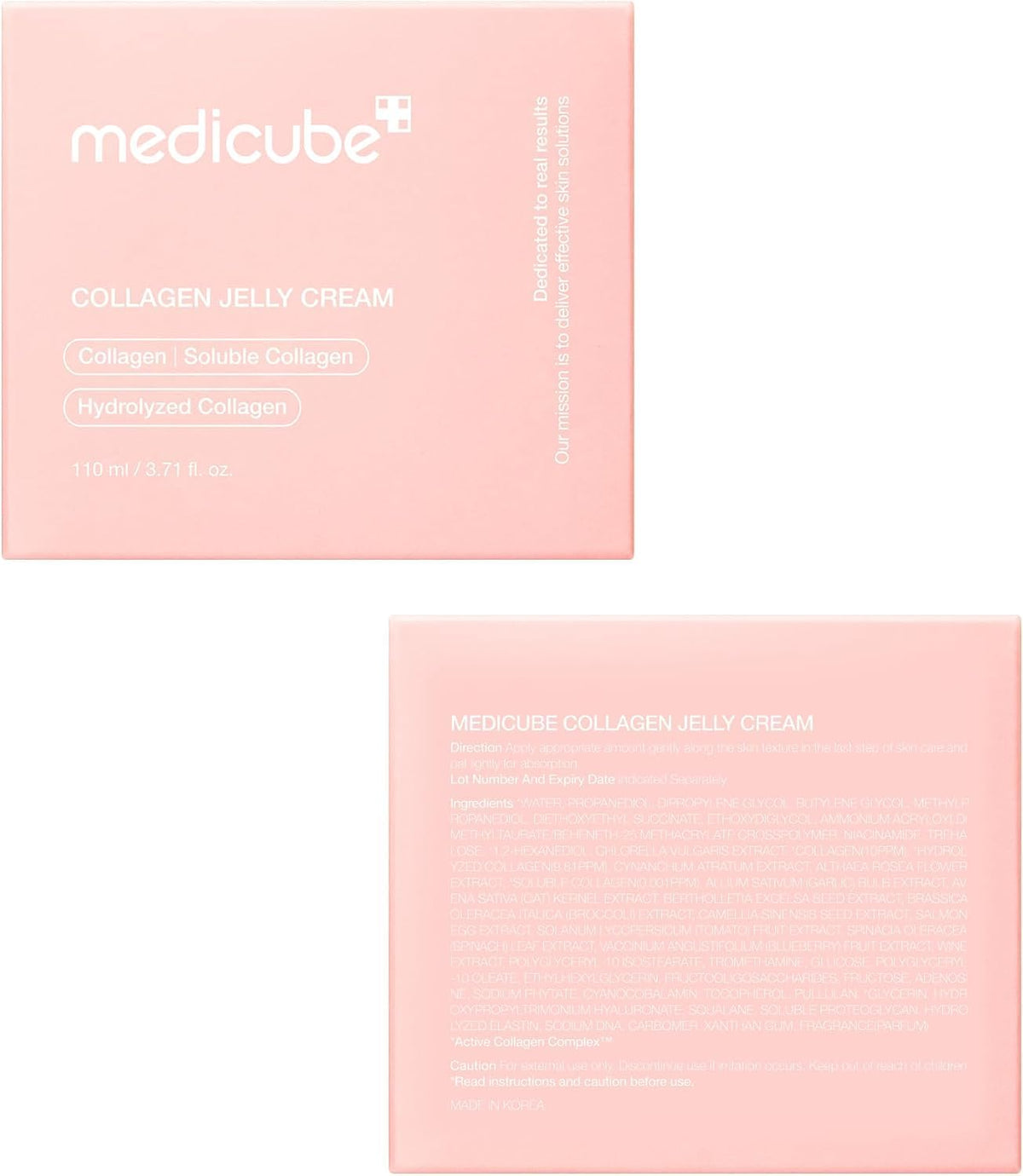 medicube Jelly Cream with Collagen, Niacinamide | Freeze-Dried Hydrolyzed Collagen - FENGGESTORE20