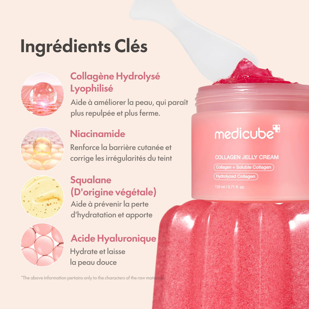 medicube Jelly Cream with Collagen, Niacinamide | Freeze-Dried Hydrolyzed Collagen - FENGGESTORE20