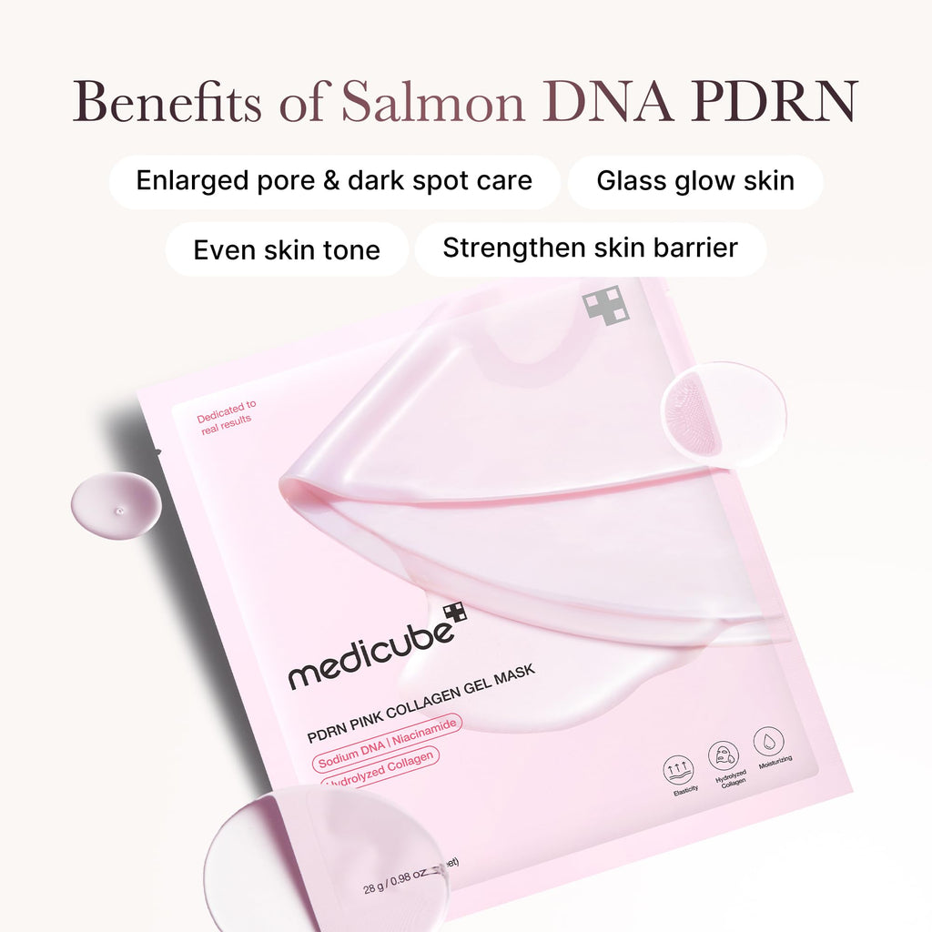 medicube Jelly Gel Mask with Salmon DNA PDRN Pink Collagen | Overnight Face Mask - FENGGESTORE20