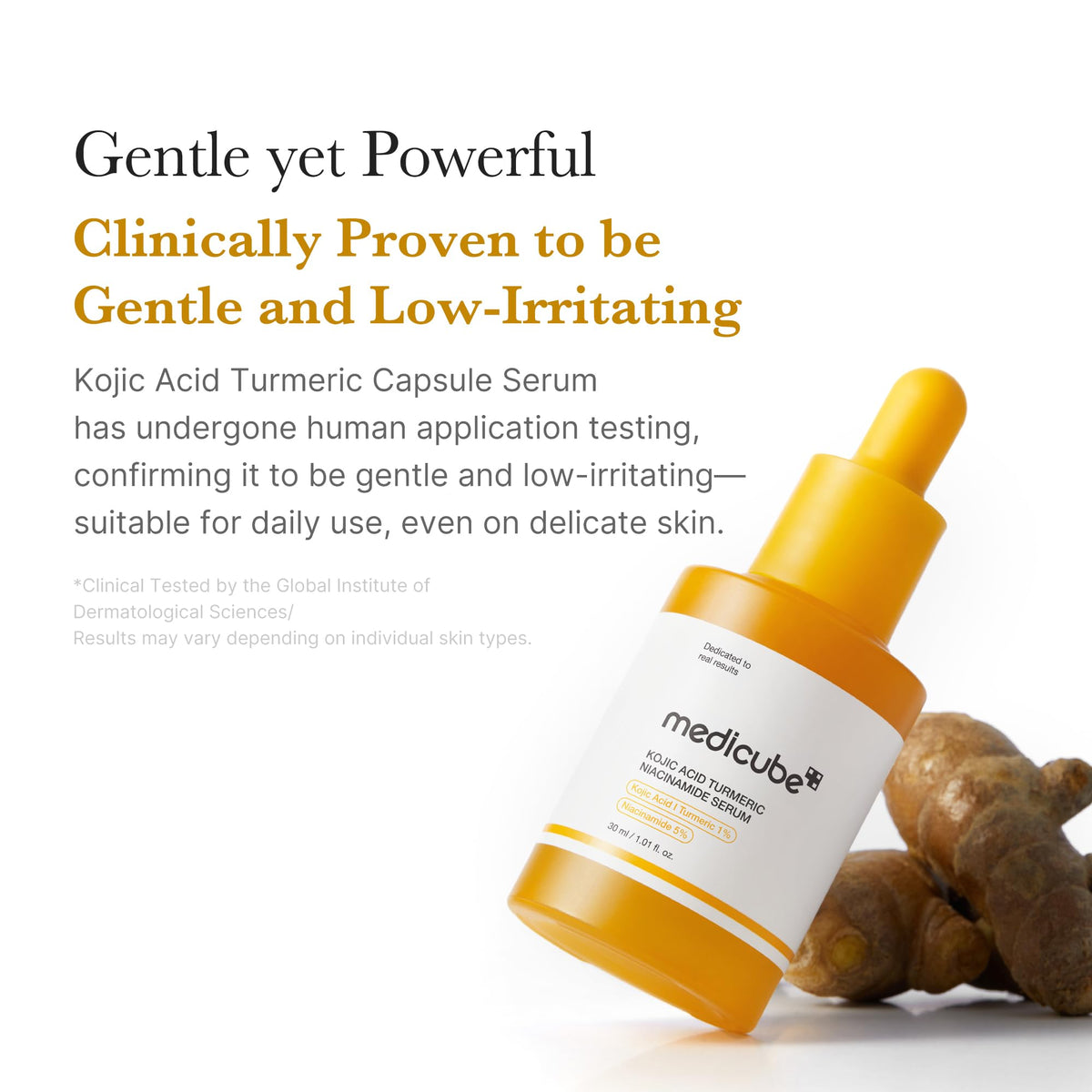 medicube Kojic Acid Turmeric Clarifying & Balancing Capsule Serum for Troubled Skin | Soothing & Brightening Facial Serum - FENGGESTORE20