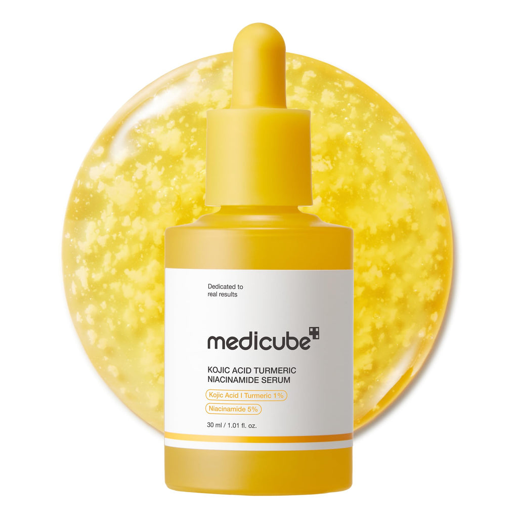 medicube Kojic Acid Turmeric Clarifying & Balancing Capsule Serum for Troubled Skin | Soothing & Brightening Facial Serum - FENGGESTORE20