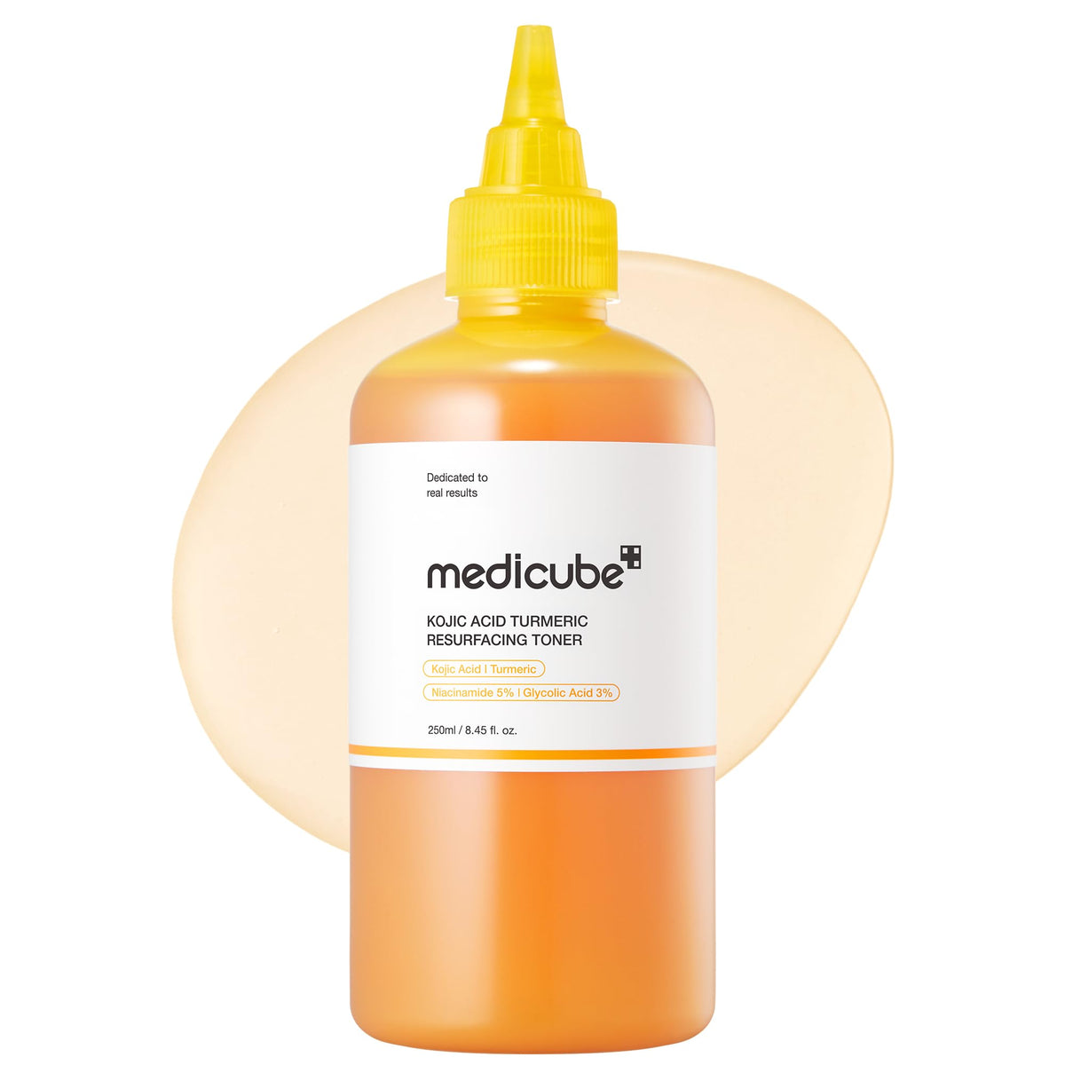 medicube Kojic Acid Turmeric Smoothing Toner for Face & Body | Lightweight Toner for Balancing Uneven Skin Tone & Texture - FENGGESTORE20