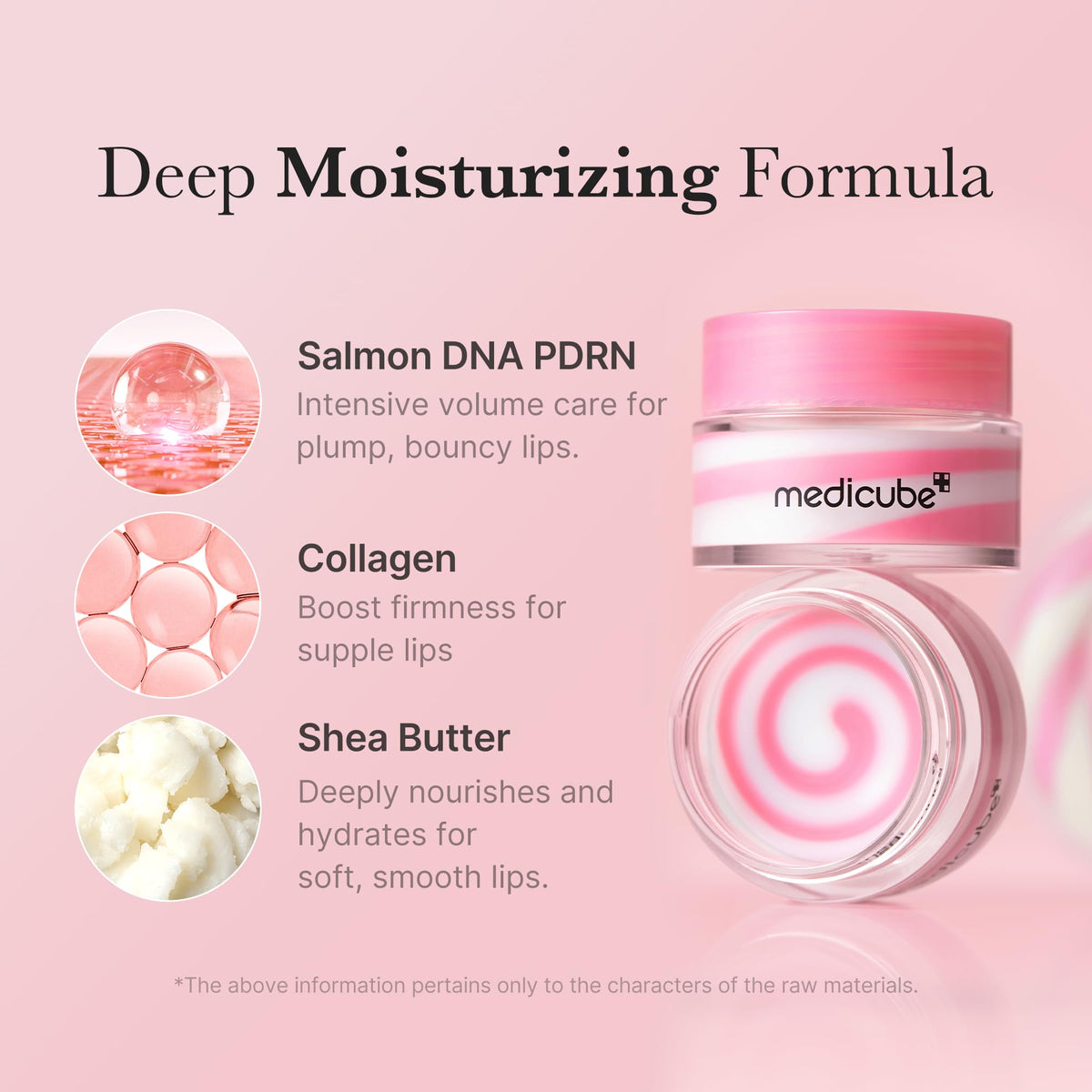 medicube PDRN lip sleeping mask glow balm | Salmon PDRN, Collagen, Shea Butter for Softer Lips - FENGGESTORE20