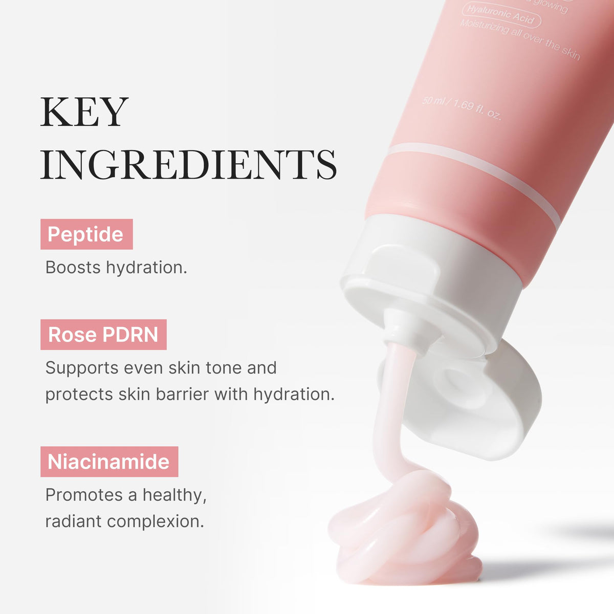 medicube PDRN Pink Hyaluronic Moisturizing Cream | Blemish Recovery, Relief & Hydrating Care | Restores Skin Elasticity & Glow - FENGGESTORE20