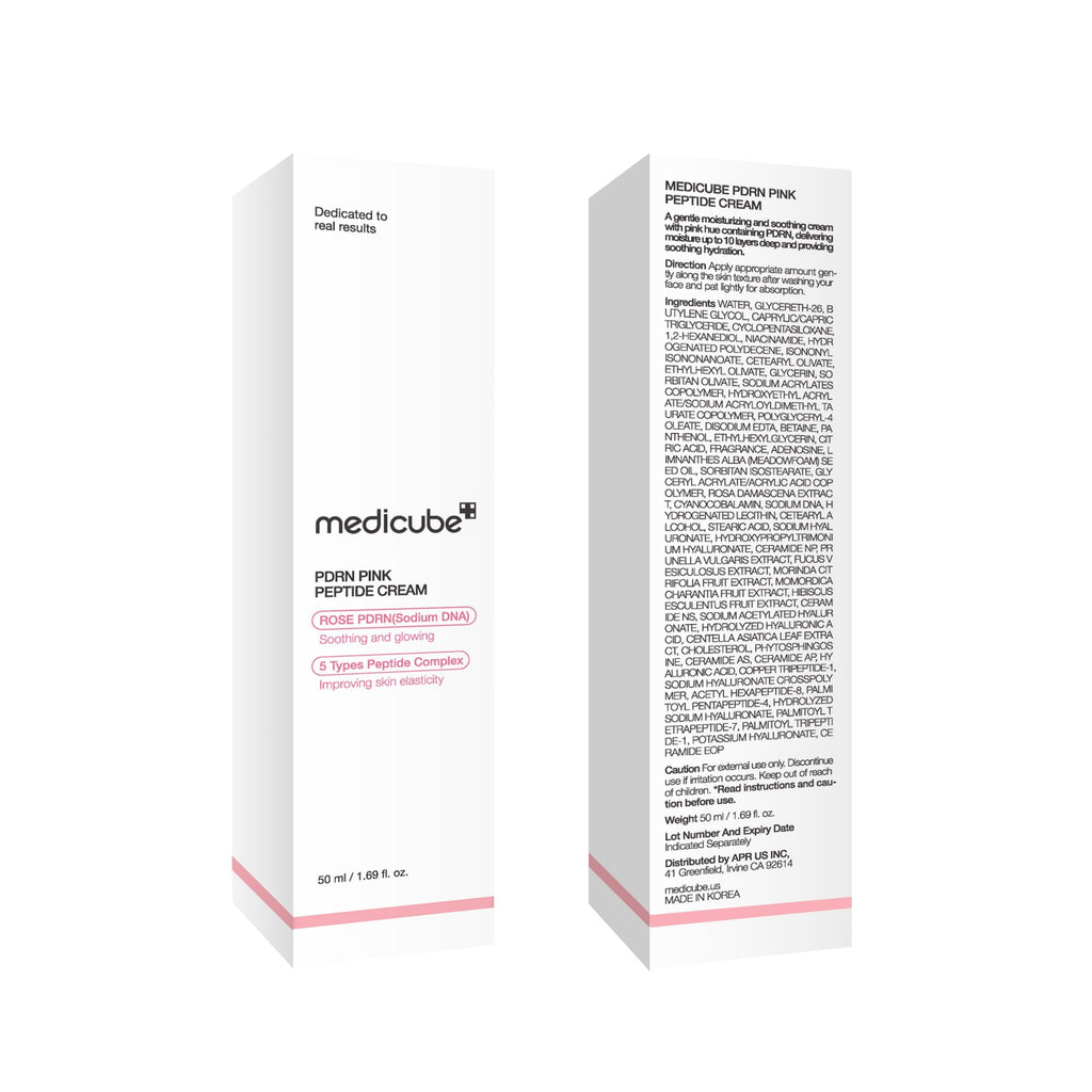 medicube PDRN Pink Hyaluronic Moisturizing Cream | Blemish Recovery, Relief & Hydrating Care | Restores Skin Elasticity & Glow - FENGGESTORE20