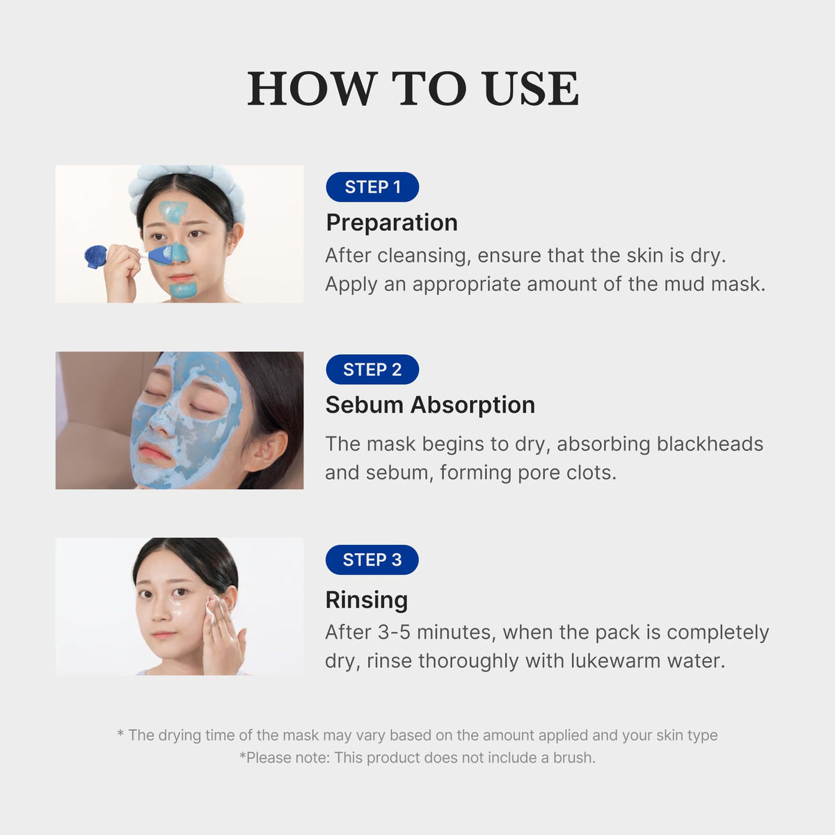 Medicube Zero Pore Blackhead Mud Facial Mask - Skin Cooling & Pore Tightening - 3 Minute Quick Dry Formula with AHA, BHA, PHA - FENGGESTORE20