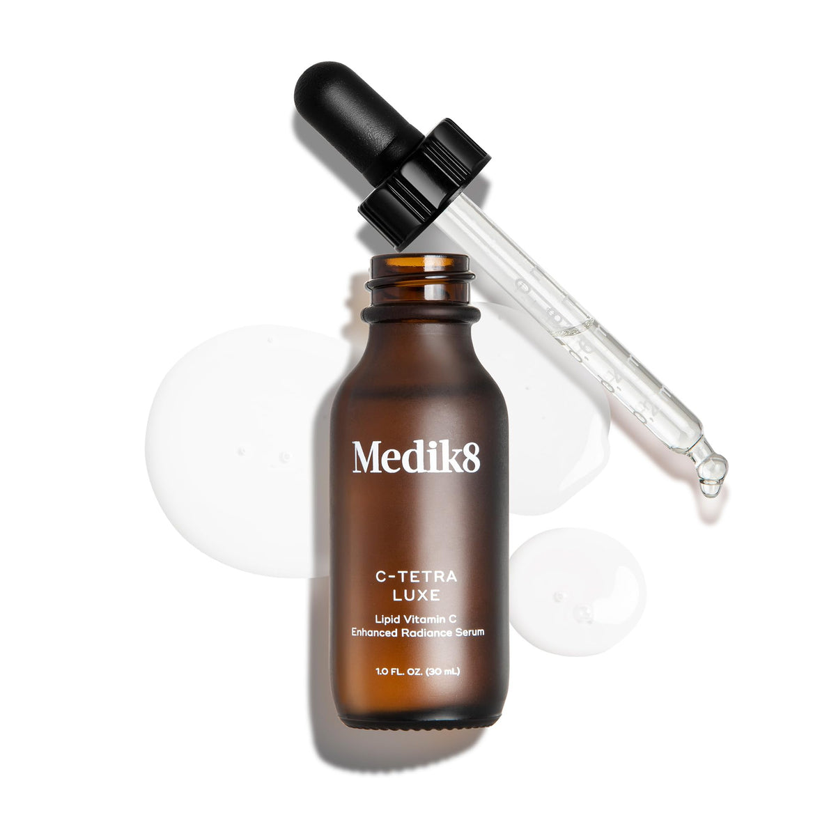 Medik8 C-Tetra Luxe - Balancing Vitamin C Serum For Face - Smooths Fine Lines and Wrinkles - Face Serum with Squalane - Vegan and Gluten Free - 1.0 oz - FENGGESTORE20
