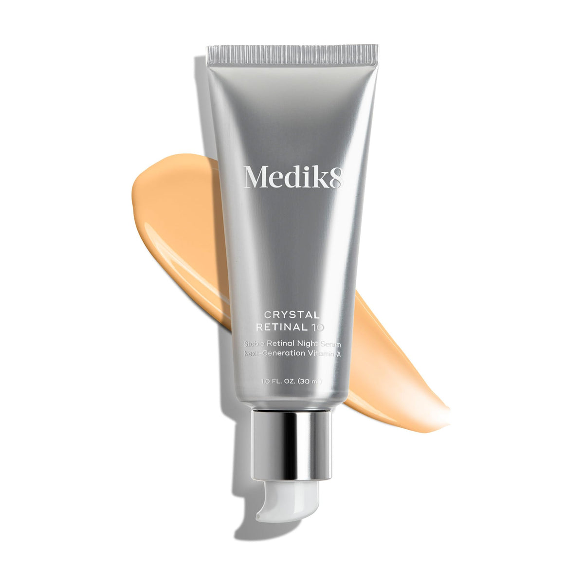 Medik8 Crystal Retinal 10 - Firming, Advanced Skin Retinaldehyde Face Serum - Night Serum with Hyaluronic Acid and Vitamin E - Gluten Free - 1 oz - FENGGESTORE20