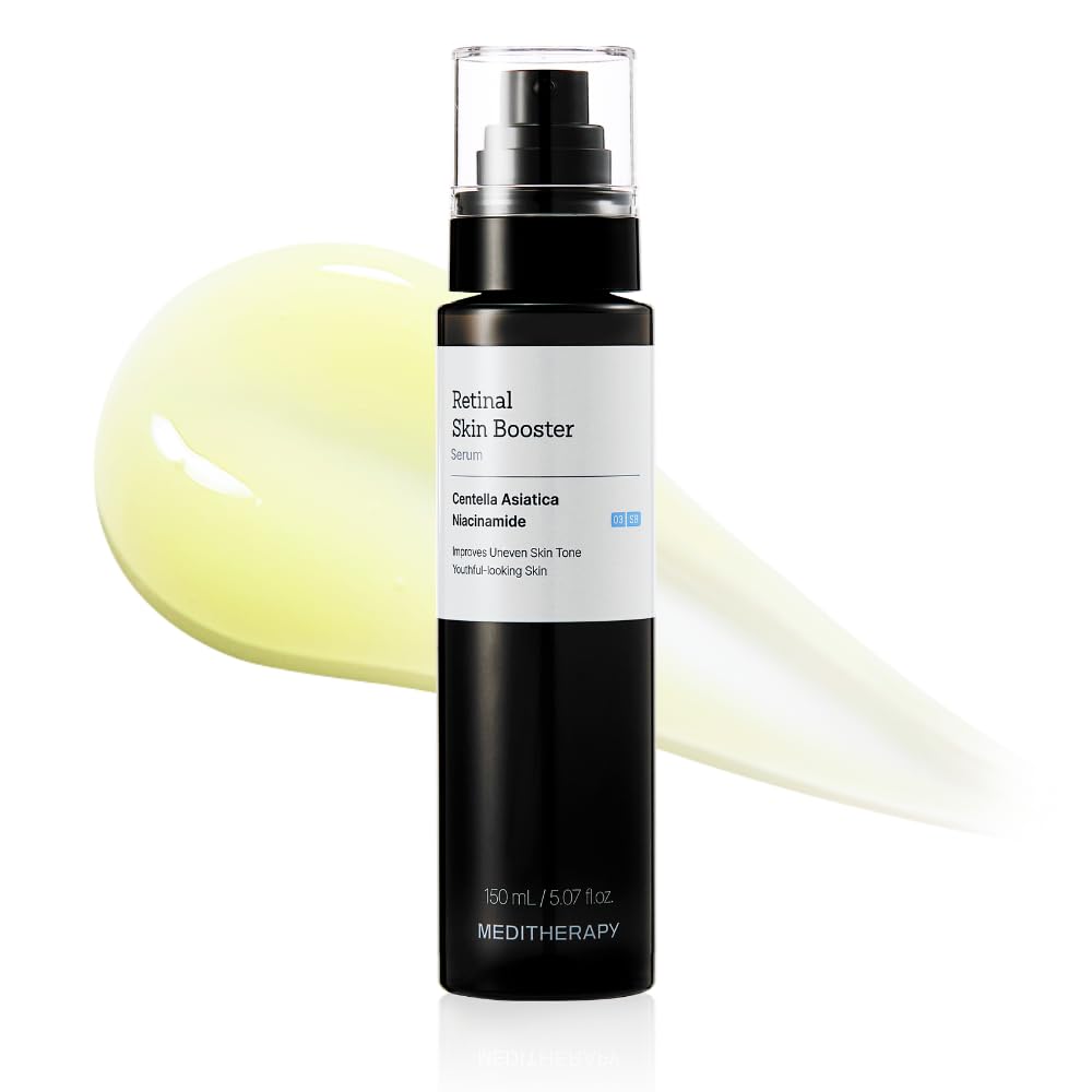 MEDITHERAPY Retinal Skin Booster Serum | Retinaldehyde, Niacinamide Anti-Aging Serum - K-Beauty Facial Serum for Fine Lines, Firming & Radiance - FENGGESTORE20