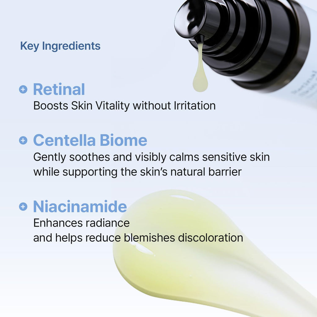 MEDITHERAPY Retinal Skin Booster Serum | Retinaldehyde, Niacinamide Anti-Aging Serum - K-Beauty Facial Serum for Fine Lines, Firming & Radiance - FENGGESTORE20