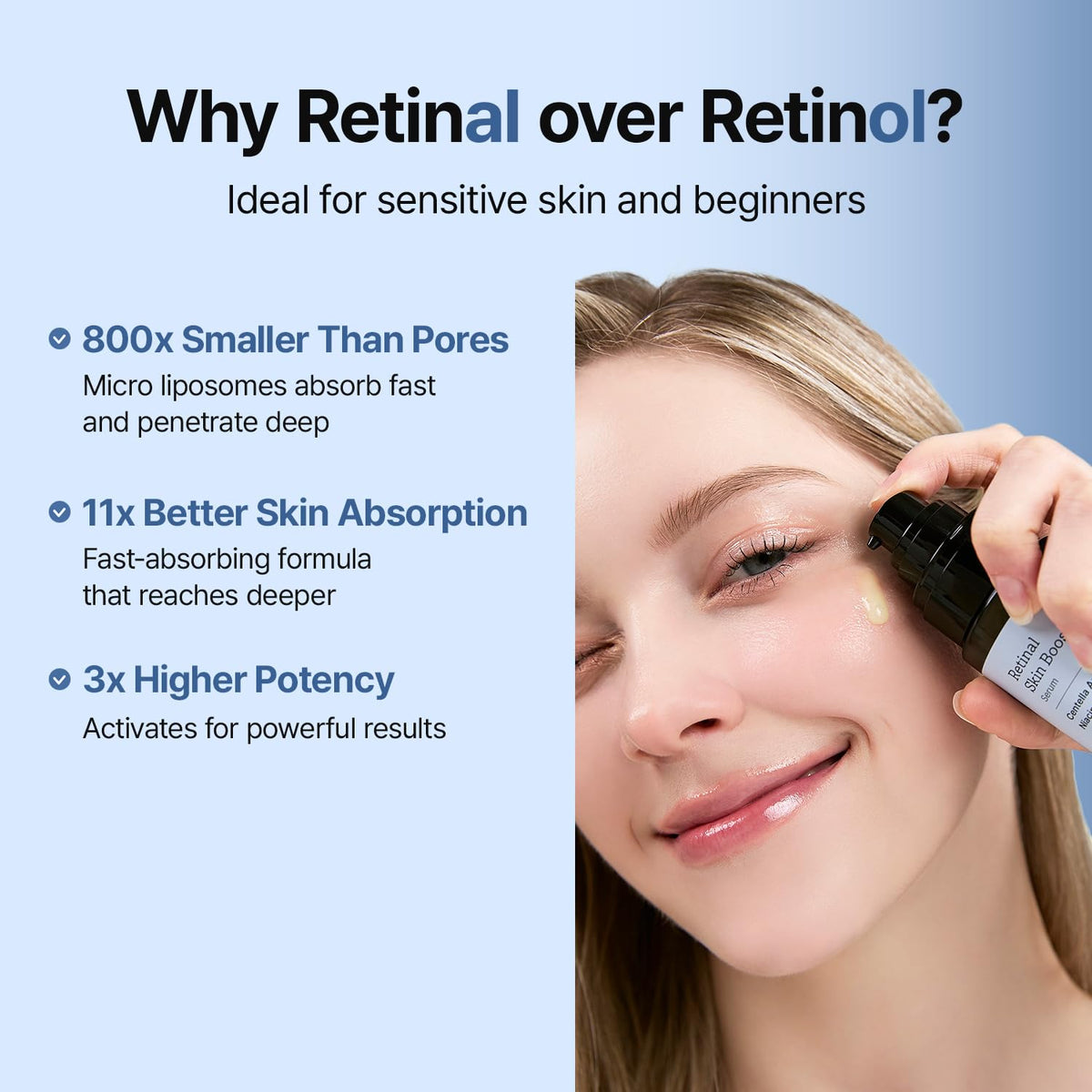 MEDITHERAPY Retinal Skin Booster Serum | Retinaldehyde, Niacinamide Anti-Aging Serum - K-Beauty Facial Serum for Fine Lines, Firming & Radiance - FENGGESTORE20