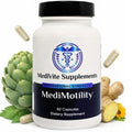 MediVite Supplements MediMotility 60ct – Physician-Approved Supplement for Healthy Gut Motility & Digestive Function – with Ginger Root & Artichoke Extract - FENGGESTORE20