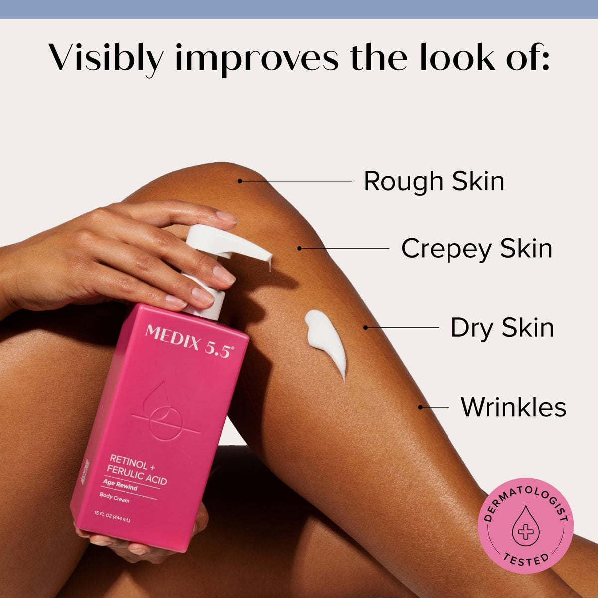 Medix 5.5 Retinol Body Lotion Firming Moisturizer | Crepey Skincare Treatment - FENGGESTORE20