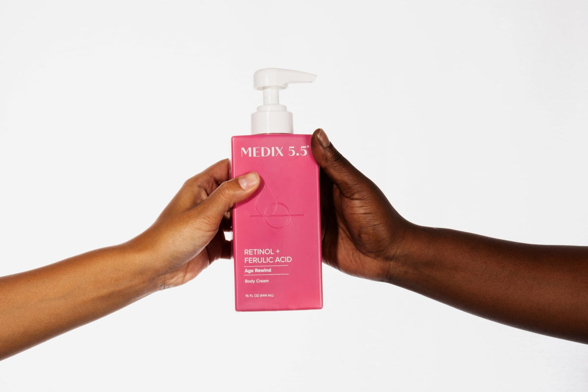 Medix 5.5 Retinol Body Lotion Firming Moisturizer | Crepey Skincare Treatment - FENGGESTORE20