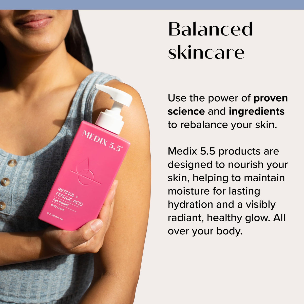 Medix 5.5 Retinol Body Lotion Firming Moisturizer | Crepey Skincare Treatment - FENGGESTORE20