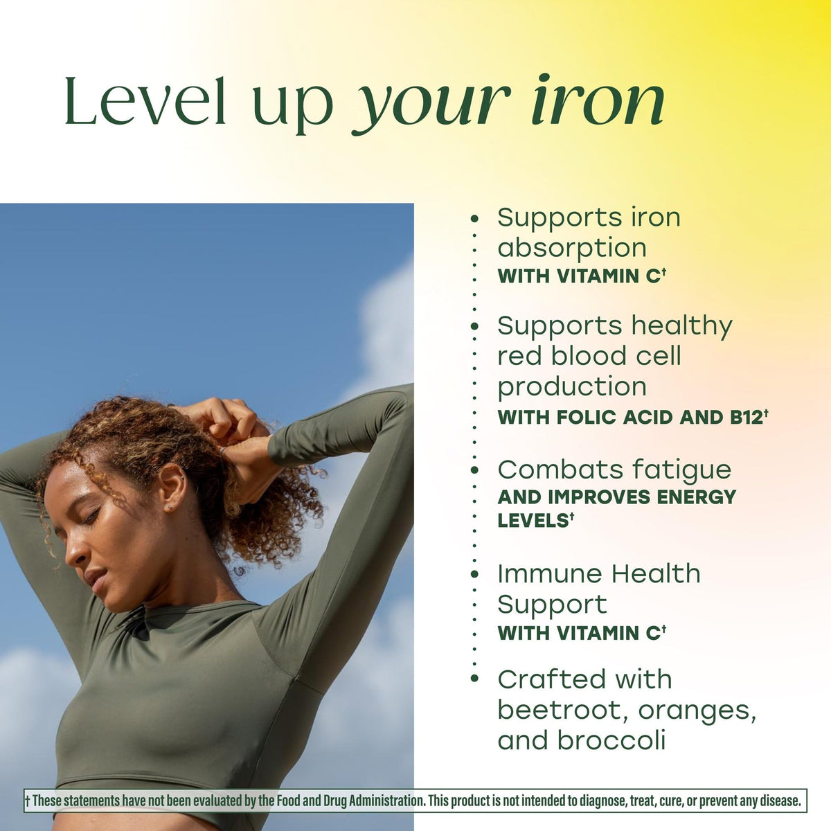 MegaFood Blood Builder Iron Supplement for Women & Men - Increase Iron Levels Without Side Effects - Combats Fatigue - Vitamin B12, Folic Acid & Vitamin C - FENGGESTORE20