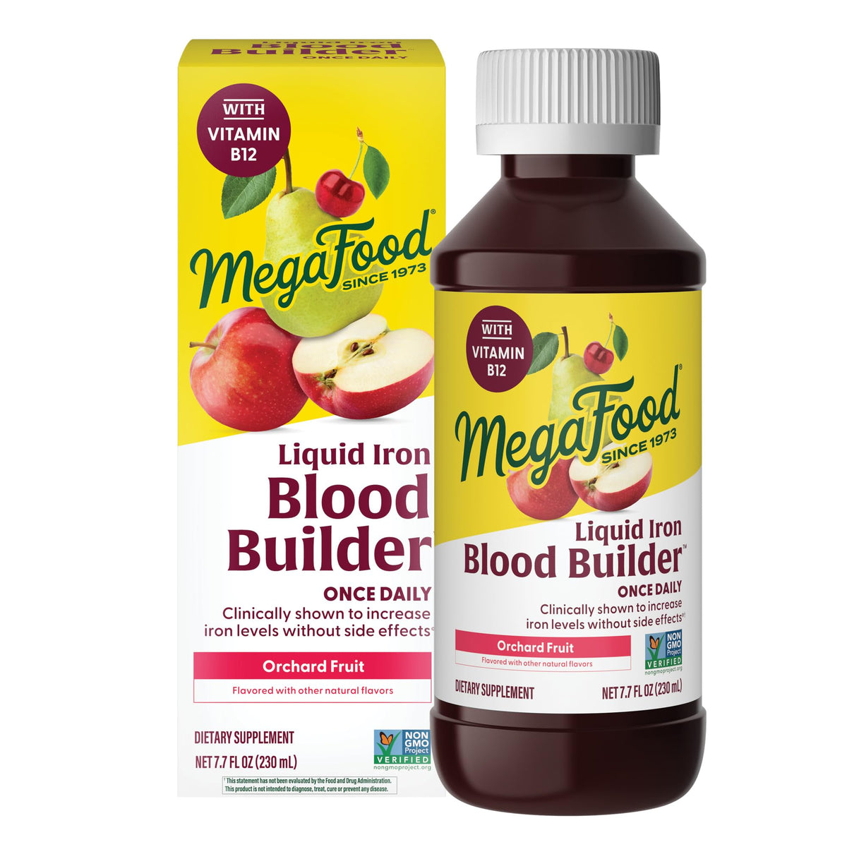 MegaFood Blood Builder Liquid Iron Supplement for Women, Men & Kids, Clinically Shown to Increase Iron Levels Without Constipation, - FENGGESTORE20