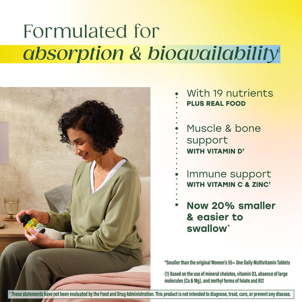 MegaFood, Women Over 55 One Daily, Supports Optimal Health and Wellbeing, Multivitamin and Mineral Dietary Supplement - FENGGESTORE20