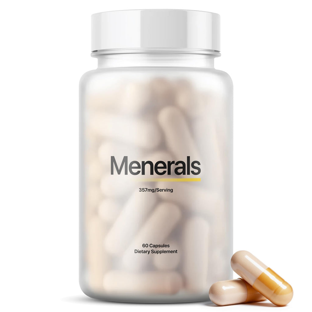 Menerals Mens Multivitamin – Powerful All in One Mineral Supplement for Men – Natural Trace Minerals with Fulvic Acid from Rich American Soil - FENGGESTORE20