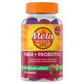 Metamucil Fiber Gummies for Adults with Probiotics for Bloating Relief, No Sugar Added Strawberry Kiwi BlackBerry Flavors, 5g Prebiotic - FENGGESTORE20