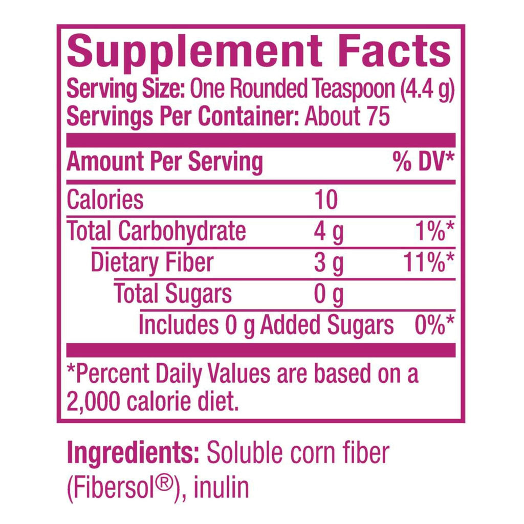 Metamucil Fiber Supplement, Unflavored Clear Mixing Powder, No Grit, No Sugar Added, Plant Based Prebiotic Fiber Supplement - FENGGESTORE20