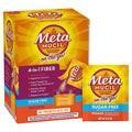 Metamucil On-the-Go Packets, Sugar-Free, 44 Packets, 4-in-1 Psyllium Husk Fiber Supplement, Orange Flavored, Individual Servings Great for Travel - FENGGESTORE20