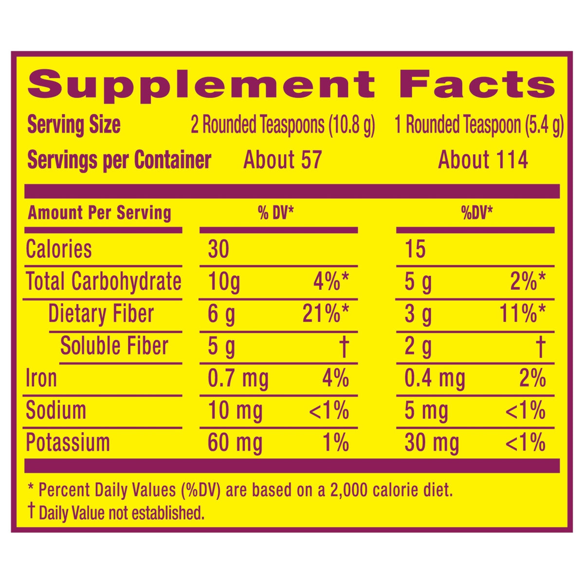 Metamucil, Psyllium Husk Powder, Unflavored with No Added Sweeteners, 114 Servings, 4-in-1 Fiber Supplement, Daily Psyllium Husk Fiber Powder - FENGGESTORE20