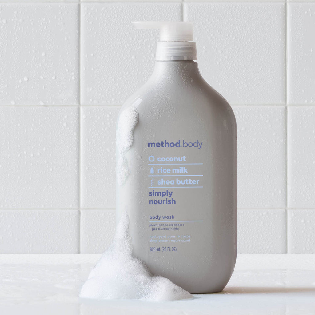 Method Body Wash, Simply Nourish, Paraben and Phthalate Free, 28 oz (Pack of 1) - FENGGESTORE20
