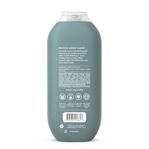 Method Men Body Wash, Sea and Surf Scent, Paraben and Phthalate Free, Quick-Lathering - FENGGESTORE20