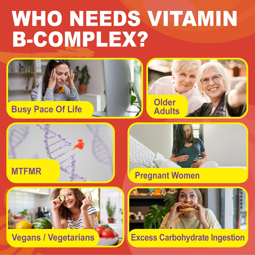 Methylated Vitamin B Complex Gummies for Women & Men - 12-in-1 Multivitamin with 1000 mcg Methyl B12, 1700 mcg Methylfolate, 2000 mcg Biotin, Inositol for Energy - FENGGESTORE20