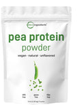 Micro Ingredients North American Grown, Pea Protein Powder, 5 Pounds | Plant Based, Unflavored | Complete Vegan Protein Source with BCAAs & EAAs – 27g Serving | Non-GMO, Keto Friendly - FENGGESTORE20