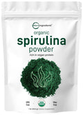 Micro Ingredients Organic Spirulina Powder, 1lb | Blue-Green Algae, Rich in Vegan Protein, Vitamins & Minerals | Source of Natural Chlorophyll & Enzymes - FENGGESTORE20