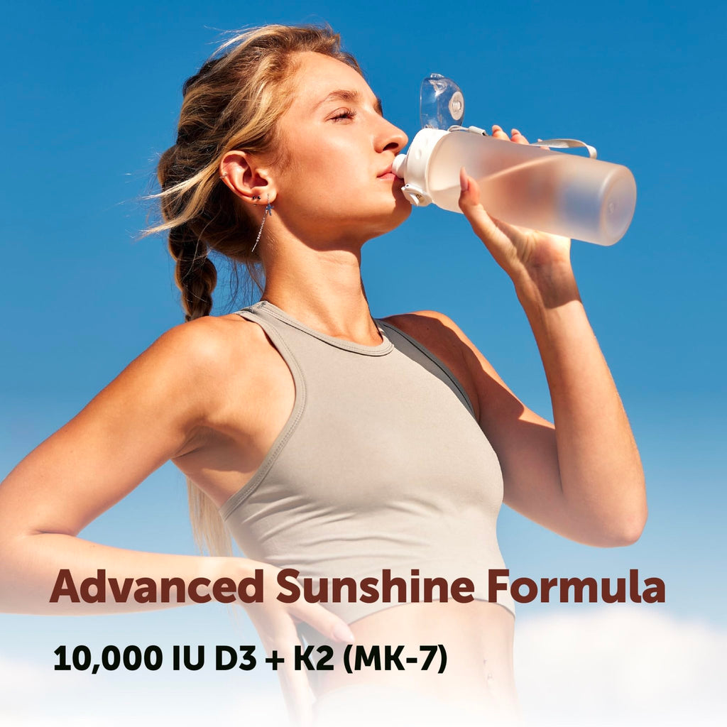 Micro Ingredients Vitamin D3 10,000 IU + K2 MK-7 200 mcg Per Serving, 90 Softgels | Extra Strength* 2-in-1 D3 K2 Supplement - FENGGESTORE20